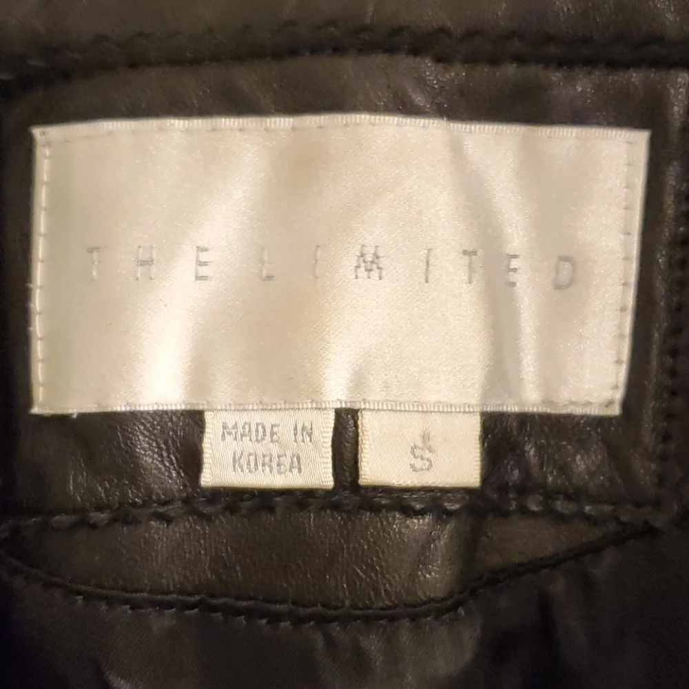 The Limited Vintage Genuine Black Leather Full Length Trenchcoat S